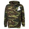 Unisex Camo Fleece Hoodie Sweatshirt Thumbnail