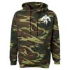 Unisex Camo Fleece Hoodie Sweatshirt Thumbnail
