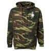 Unisex Camo Fleece Hoodie Sweatshirt Thumbnail