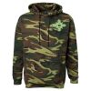 Unisex Camo Fleece Hoodie Sweatshirt Thumbnail