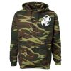 Unisex Camo Fleece Hoodie Sweatshirt Thumbnail