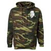 Unisex Camo Fleece Hoodie Sweatshirt Thumbnail