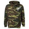 Unisex Camo Fleece Hoodie Sweatshirt Thumbnail