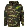 Unisex Camo Fleece Hoodie Sweatshirt Thumbnail