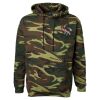 Unisex Camo Fleece Hoodie Sweatshirt Thumbnail