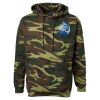 Unisex Camo Fleece Hoodie Sweatshirt Thumbnail