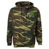 Unisex Camo Fleece Hoodie Sweatshirt Thumbnail