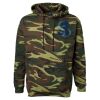Unisex Camo Fleece Hoodie Sweatshirt Thumbnail