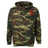 Unisex Camo Fleece Hoodie Sweatshirt Thumbnail