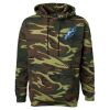 Unisex Camo Fleece Hoodie Sweatshirt Thumbnail