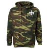 Unisex Camo Fleece Hoodie Sweatshirt Thumbnail
