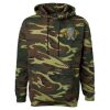 Unisex Camo Fleece Hoodie Sweatshirt Thumbnail