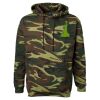 Unisex Camo Fleece Hoodie Sweatshirt Thumbnail