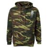 Unisex Camo Fleece Hoodie Sweatshirt Thumbnail