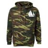 Unisex Camo Fleece Hoodie Sweatshirt Thumbnail