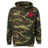 Unisex Camo Fleece Hoodie Sweatshirt Thumbnail