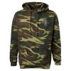 Unisex Camo Fleece Hoodie Sweatshirt Thumbnail