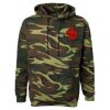 Unisex Camo Fleece Hoodie Sweatshirt Thumbnail
