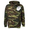Unisex Camo Fleece Hoodie Sweatshirt Thumbnail