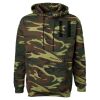 Unisex Camo Fleece Hoodie Sweatshirt Thumbnail