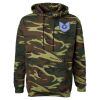 Unisex Camo Fleece Hoodie Sweatshirt Thumbnail