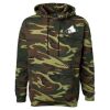 Unisex Camo Fleece Hoodie Sweatshirt Thumbnail