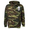 Unisex Camo Fleece Hoodie Sweatshirt Thumbnail