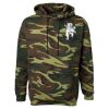 Unisex Camo Fleece Hoodie Sweatshirt Thumbnail