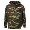 Unisex Camo Fleece Hoodie Sweatshirt Thumbnail