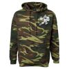 Unisex Camo Fleece Hoodie Sweatshirt Thumbnail