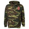 Unisex Camo Fleece Hoodie Sweatshirt Thumbnail
