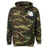 Unisex Camo Fleece Hoodie Sweatshirt Thumbnail