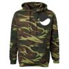 Unisex Camo Fleece Hoodie Sweatshirt Thumbnail