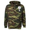 Unisex Camo Fleece Hoodie Sweatshirt Thumbnail
