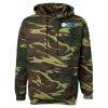 Unisex Camo Fleece Hoodie Sweatshirt Thumbnail