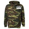 Unisex Camo Fleece Hoodie Sweatshirt Thumbnail