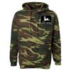 Unisex Camo Fleece Hoodie Sweatshirt Thumbnail