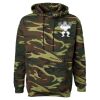 Unisex Camo Fleece Hoodie Sweatshirt Thumbnail