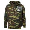 Unisex Camo Fleece Hoodie Sweatshirt Thumbnail