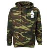 Unisex Camo Fleece Hoodie Sweatshirt Thumbnail