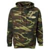 Unisex Camo Fleece Hoodie Sweatshirt Thumbnail