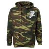 Unisex Camo Fleece Hoodie Sweatshirt Thumbnail