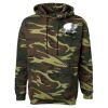 Unisex Camo Fleece Hoodie Sweatshirt Thumbnail