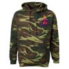 Unisex Camo Fleece Hoodie Sweatshirt Thumbnail