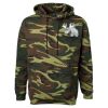 Unisex Camo Fleece Hoodie Sweatshirt Thumbnail