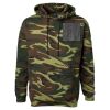 Unisex Camo Fleece Hoodie Sweatshirt Thumbnail