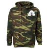 Unisex Camo Fleece Hoodie Sweatshirt Thumbnail
