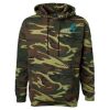 Unisex Camo Fleece Hoodie Sweatshirt Thumbnail