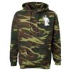 Unisex Camo Fleece Hoodie Sweatshirt Thumbnail
