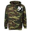 Unisex Camo Fleece Hoodie Sweatshirt Thumbnail